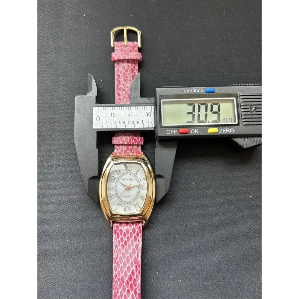 Gossip Gold Tone Pink Band Women’s Quartz Watch